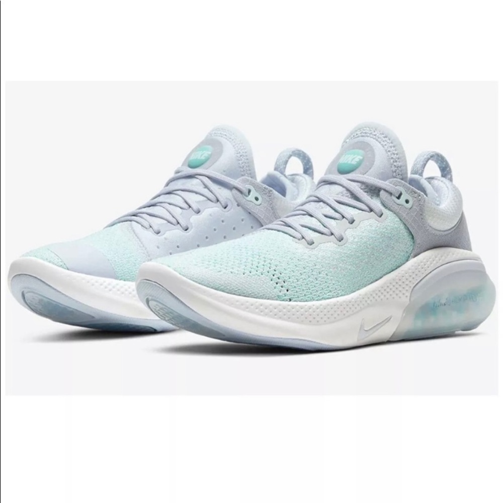 Nike Joyride Run Flyknit Teal Running Sneakers 8